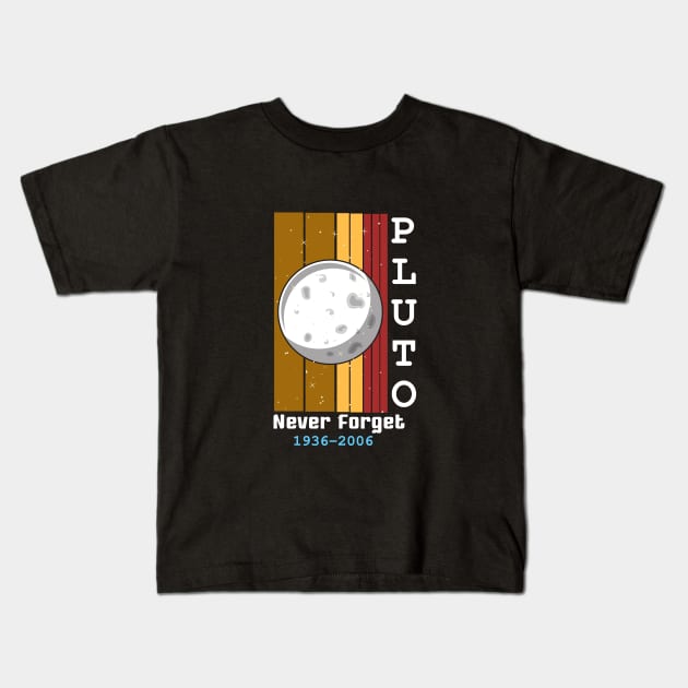 Pluto Never Forget 1936-2006 Gift and shirt Kids T-Shirt by AE Desings Digital